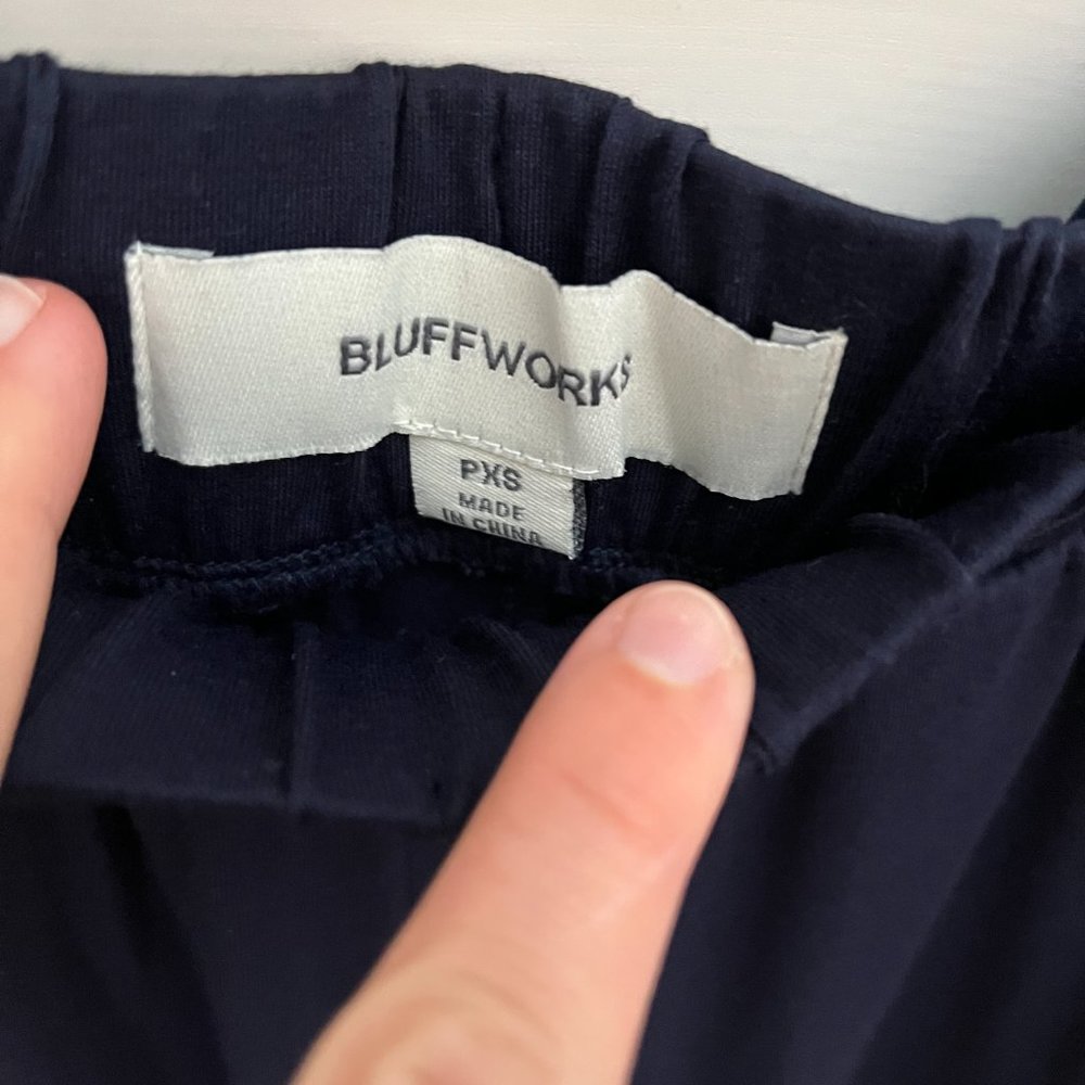 Bluffworks Threshold Wide Leg Pants - XSP, Maritime Blue (NWT) - Picture 6 of 10